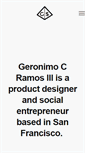 Mobile Screenshot of geronimocramos.com