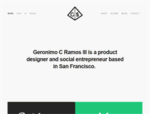 Tablet Screenshot of geronimocramos.com